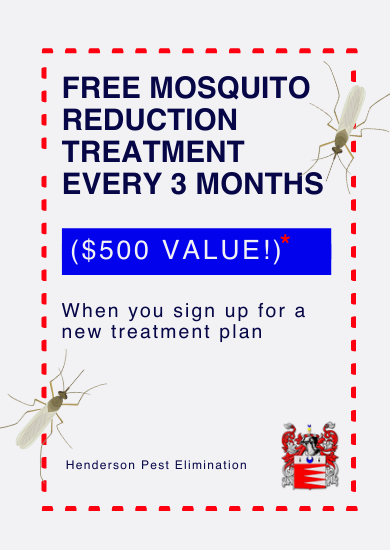 Free Mosquito Reduction Treatment*